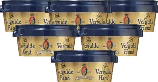 6x Vergulde Hand Scheerzeep 75gr