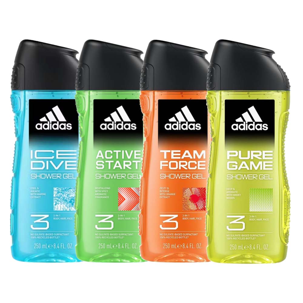 Adidas Douchegel 4-delig Voordeelpakket A