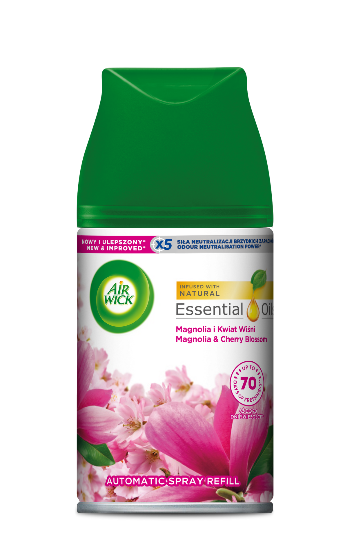 6x Airwick Freshmatic Navulling Magnolia & Kersenbloesem 250ml