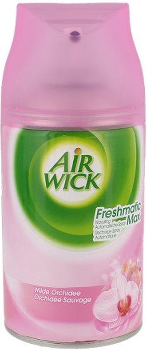 6x Airwick Freshmatic Navulling Wilde Orchidee 250ml