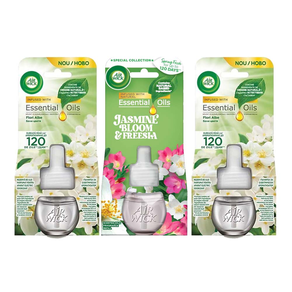 Airwick Elektrische Luchtverfrisser Navulling 3-delig Voordeelpakket C
