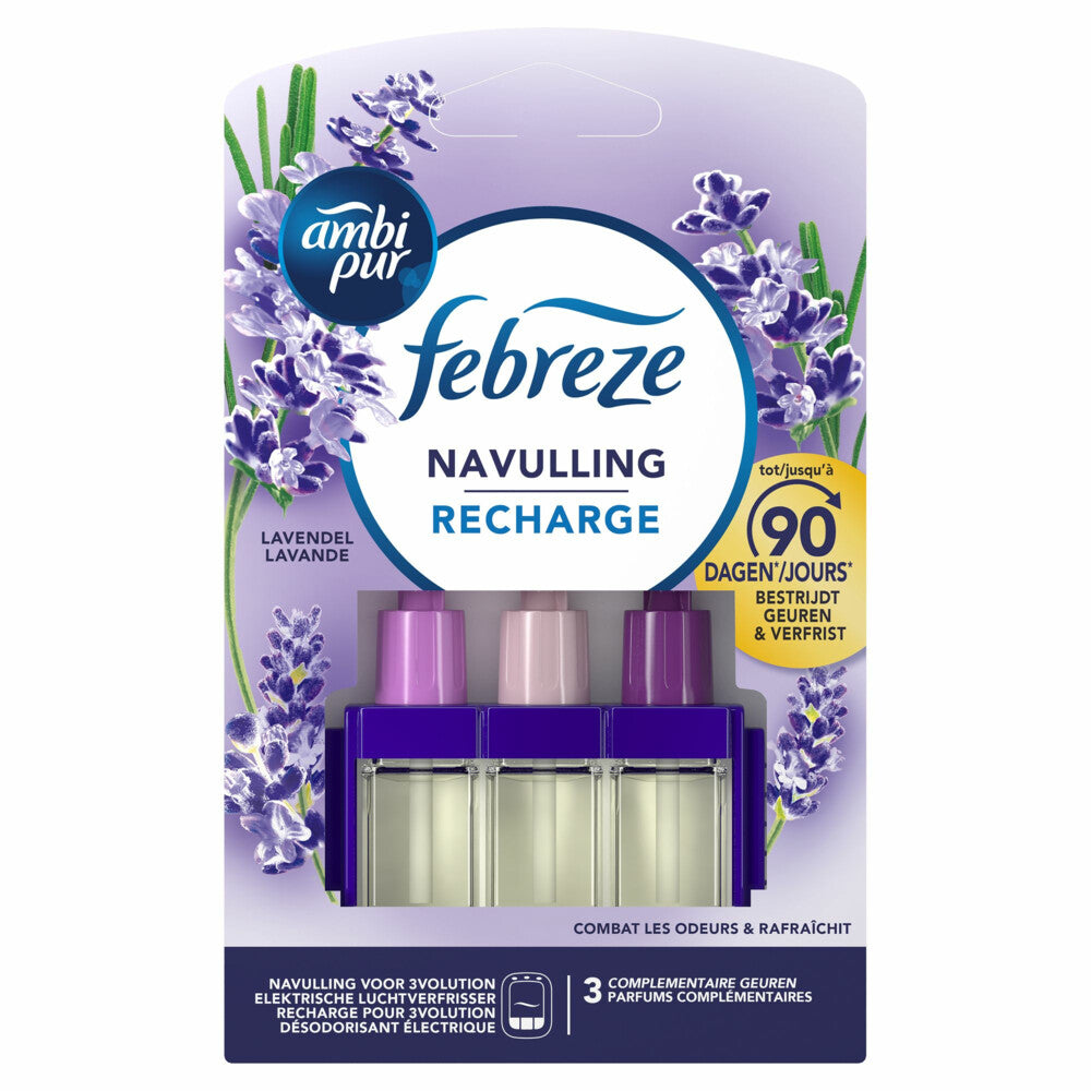 Ambi Pur Febreze 3Volution Navullingen 3-Delig Voordeelpakket P