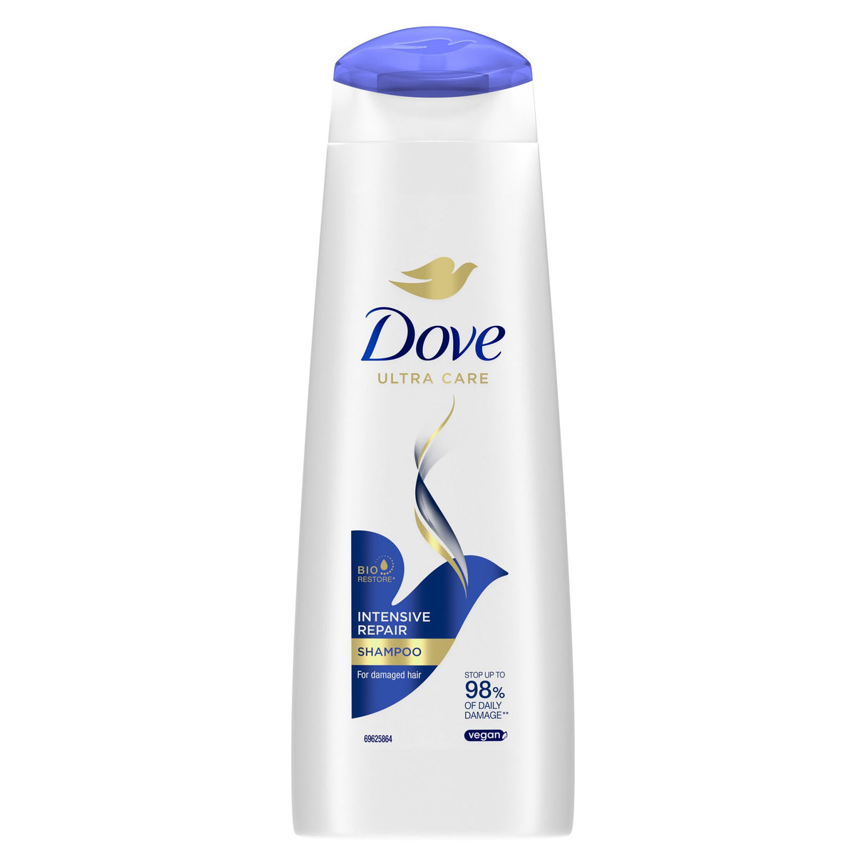 6x Dove Intensive Repair Ultra Care Shampoo 250ml