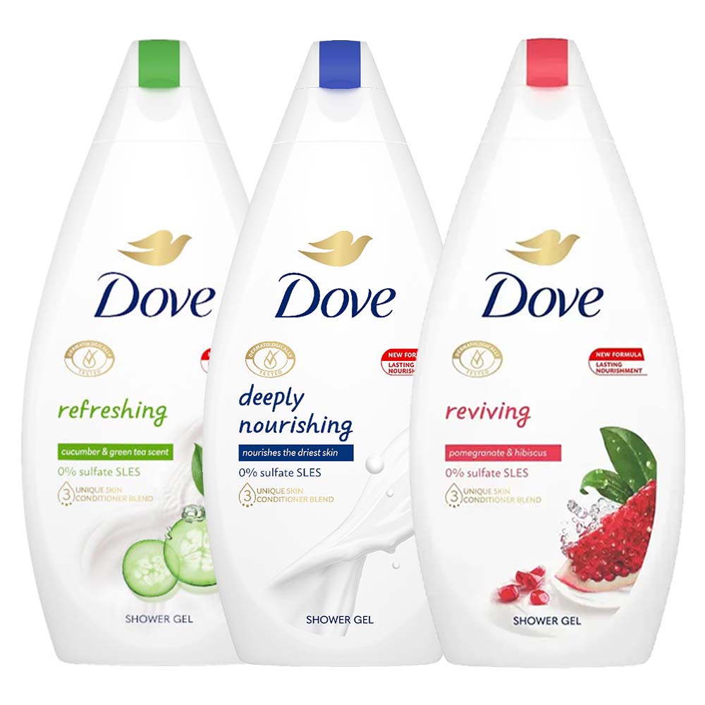 Dove Douchegel Voordeelpakket A 3-Delig 450ml