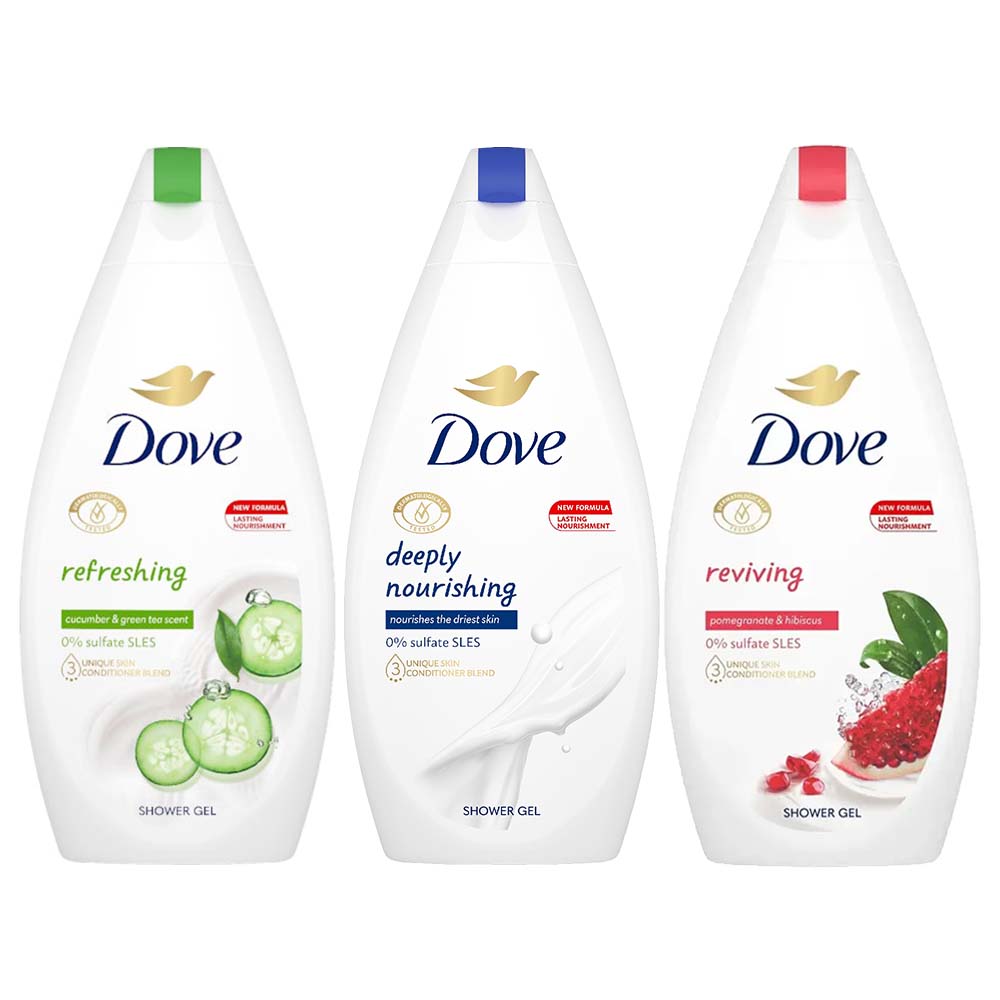 Dove Douchegel Voordeelpakket A 3-Delig 450ml