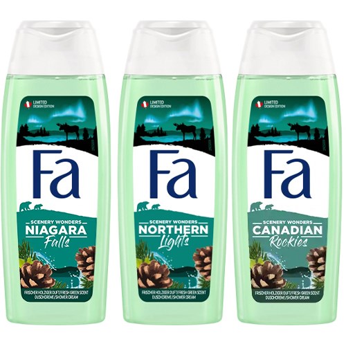 FA Scenery Wonders Douchegel Mix 3-Delig