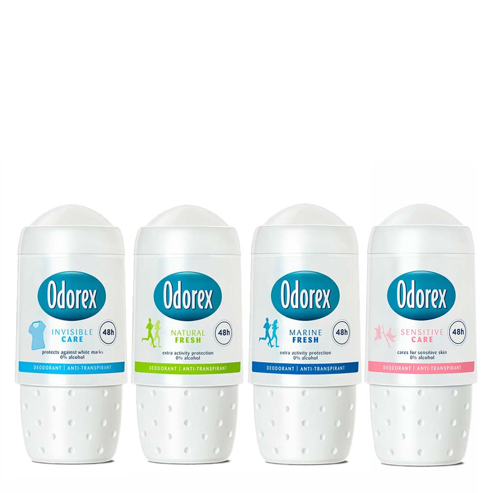 Odorex Deoroller Voordeelpakket 4-Delig