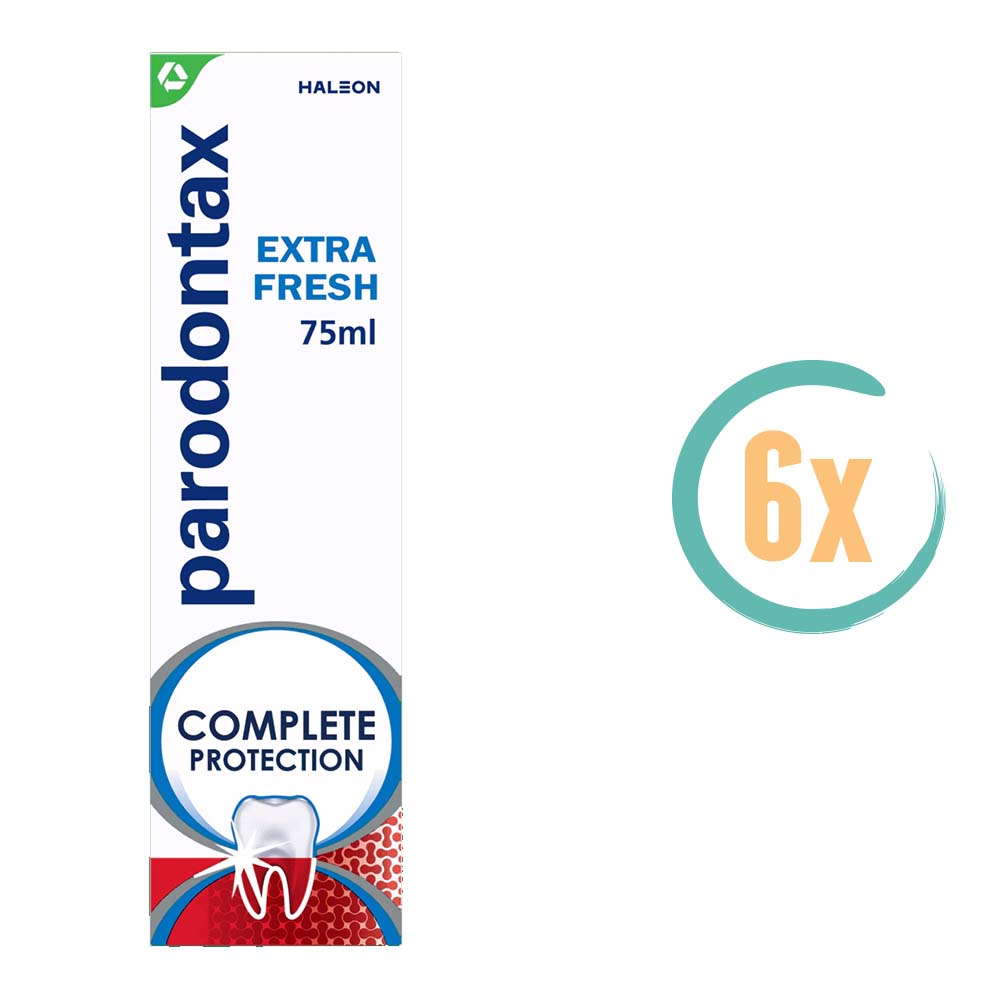 6x Parodontax Complete Protection Extra Fresh Tandpasta 75ml