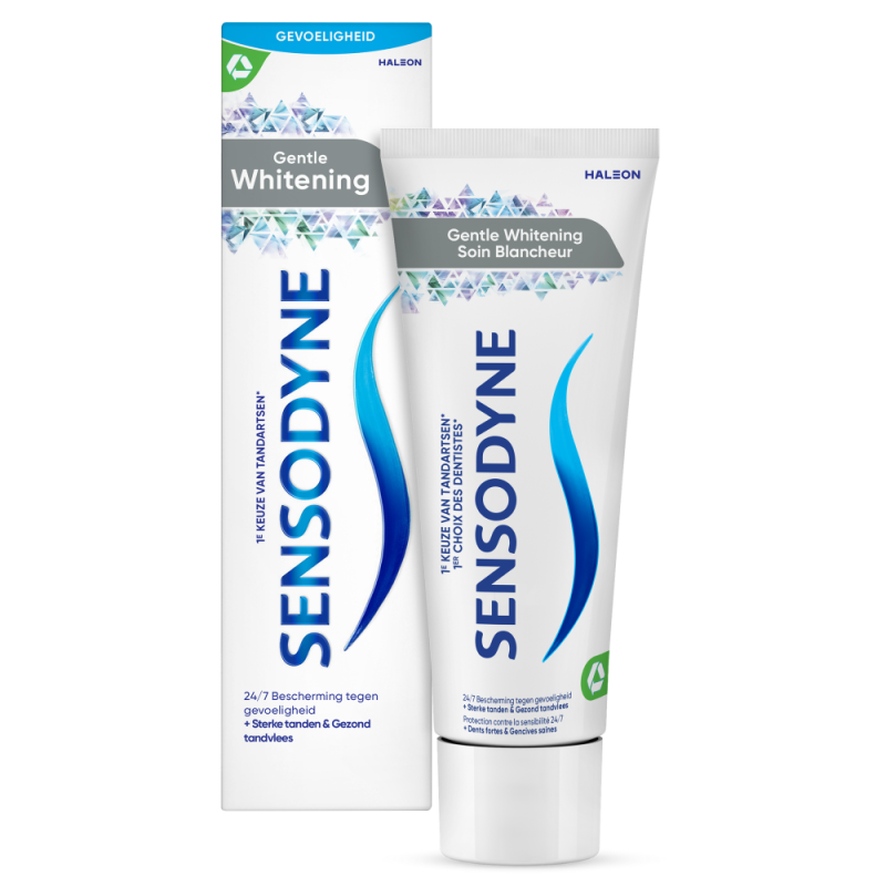 4x Sensodyne Gentle Whitening Tandpasta 75ml