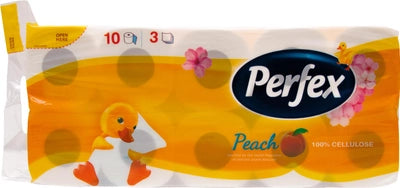 Perfex 3-Laags Toiletpapier Peach, VoordeligInslaan.nl