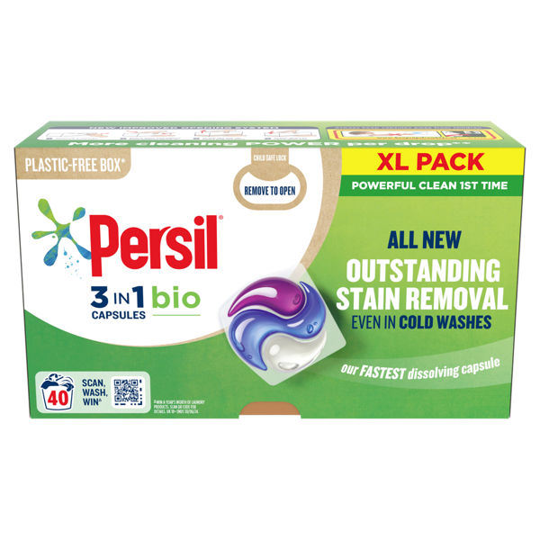 3x Persil 3in1 Bio Wascaspsules 40stuks