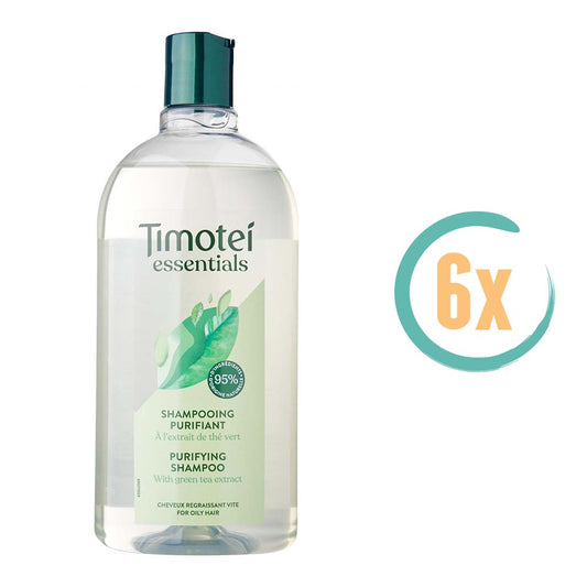 6x Timotei Green Tea Shampoo 750ml