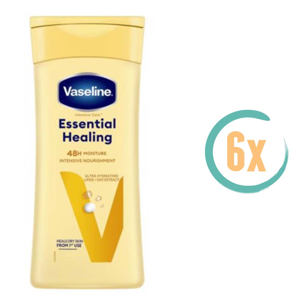 6x Vaseline Essential Healing Bodylotion 200ml
