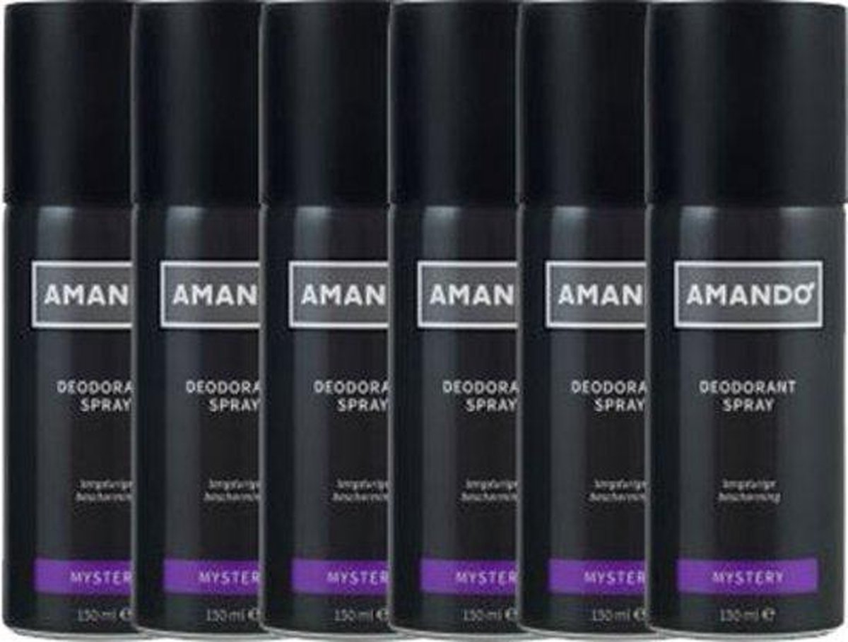 6x Amando Mystery Deospray 150ml