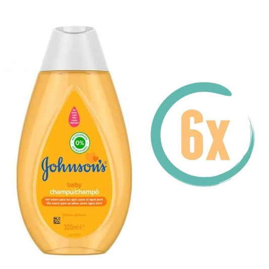 6x Johnson Baby Shampoo 300ml