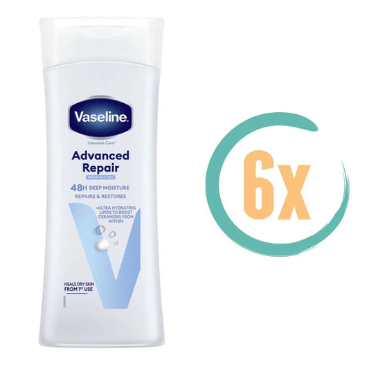 6x Vaseline Advanced Repair Bodylotion 400ml