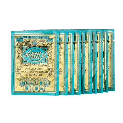 6x Verfrissende Tissues 4711 Eau de Cologne 10 tissues