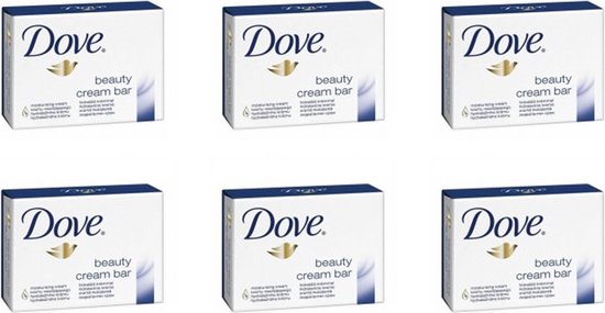 6x Dove Beauty Cream Bar 90gr