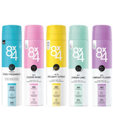 8x4 Deospray Voordeelpakket 5-Delig