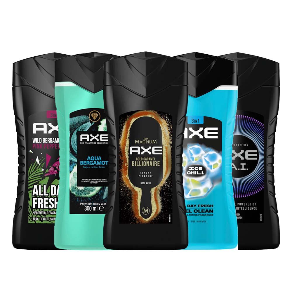 Axe Douchegel 5-Delig Voordeelpakket B