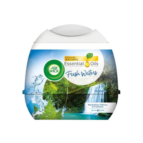 12x Airwick Fresh Waters Gel Luchtverfrisser 180gr