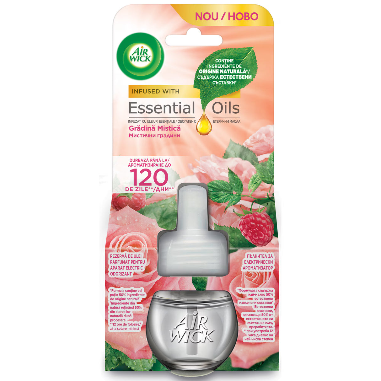 6x Airwick Elektrische Luchtverfrisser Navulling Mystic Garden 19ml