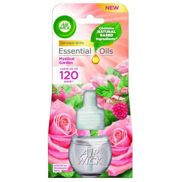 6x Airwick Elektrische Luchtverfrisser Navulling Mystical Garden 19ml