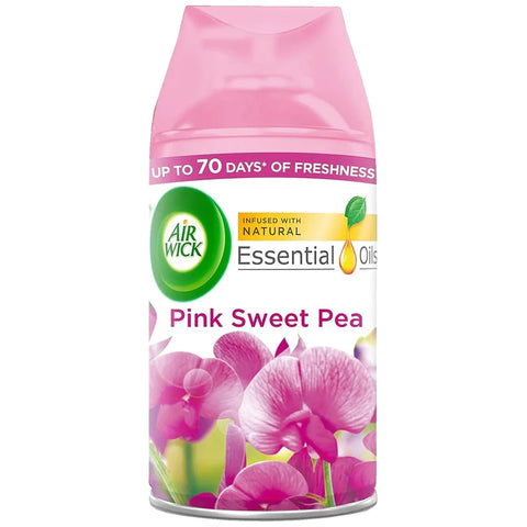 6x Airwick Freshmatic Navulling Pink Sweet Pea 250ml