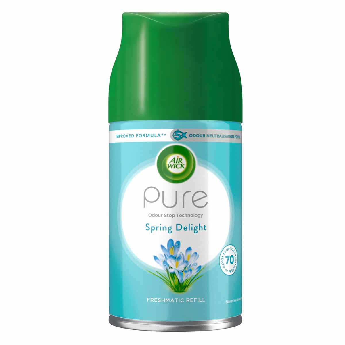4x Airwick Freshmatic Navulling Pure Spring Delight 250ml