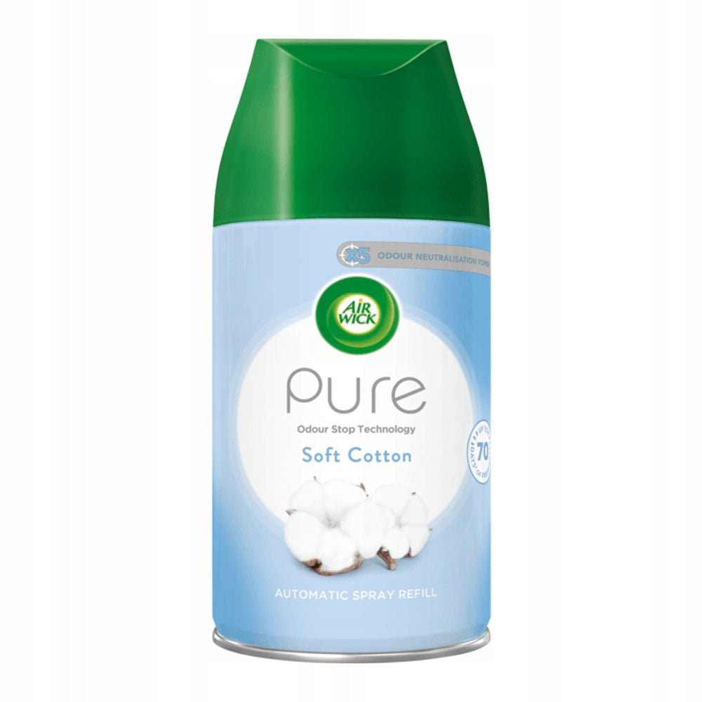 4x Airwick Freshmatic Navulling Soft Cotton 250ml