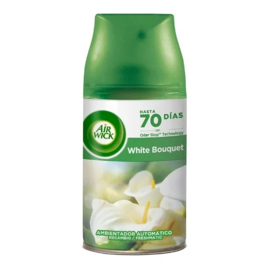 6x Airwick Freshmatic Navulling Witte Bloemen 250ml
