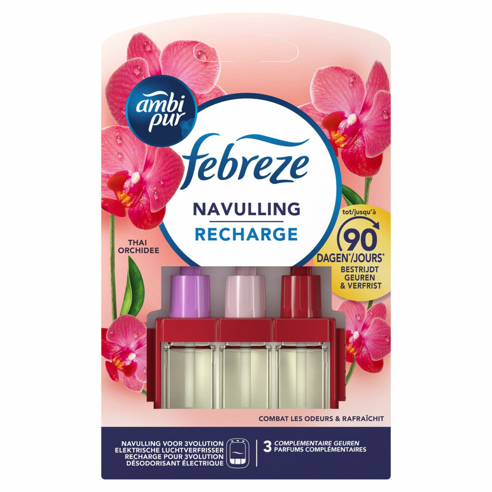 7x Ambi Pur 3Volution Navulling Thai Orchidee 20ml