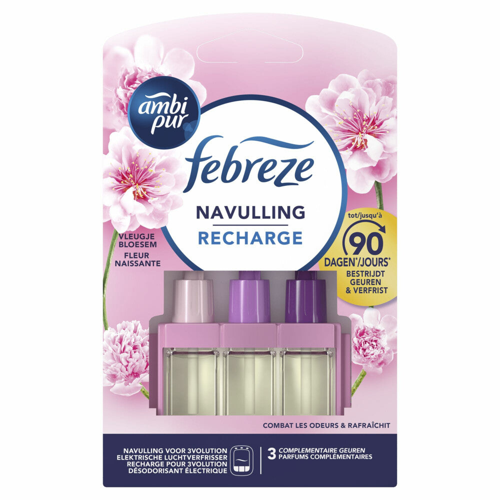 7x Ambi Pur 3Volution Navulling Vleugje Bloesem 20ml