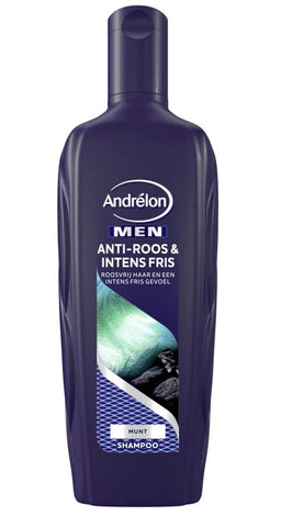 6x Andrelon Men Anti Roos & Intens Fris Shampoo 300ml
