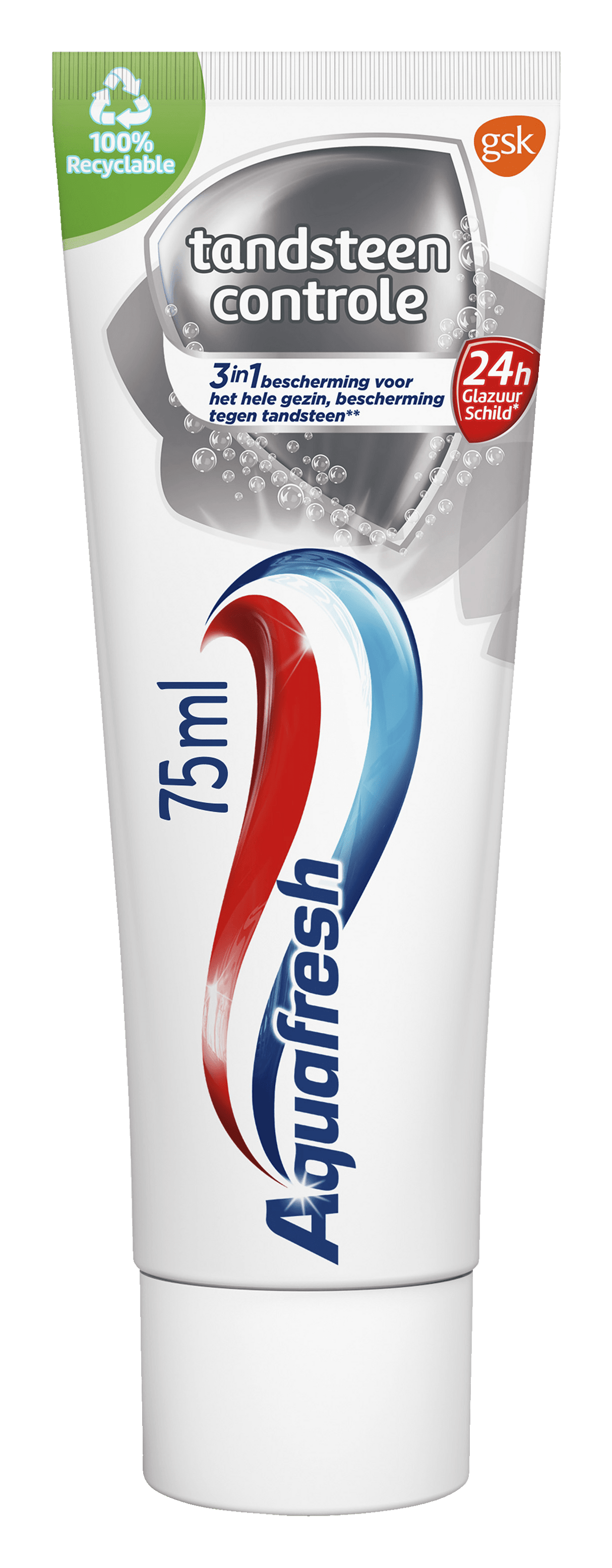 6x Aquafresh Tandsteen Controle Tandpasta GSK 75ml