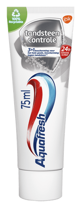 6x Aquafresh Tandsteen Controle Tandpasta GSK 75ml