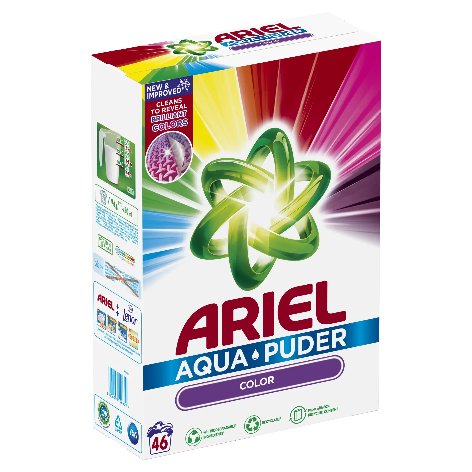 Ariel Waspoeder Aqua Color 2990gr