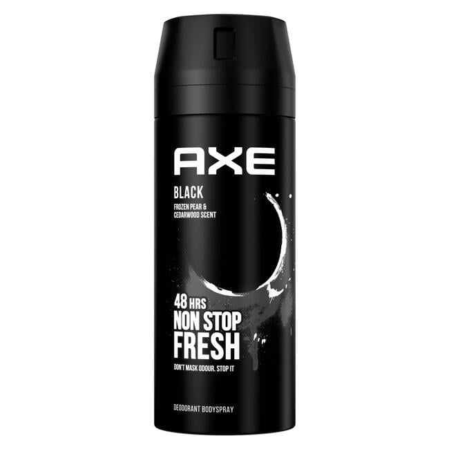 6x Axe Black Bodyspray 150ml, VoordeligInslaan.nl