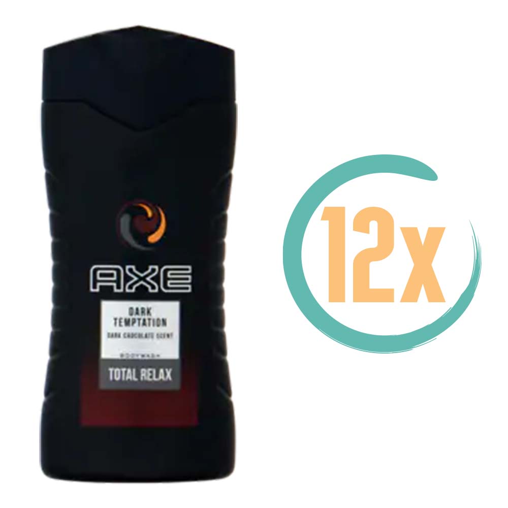 12x Axe Dark Temptation Douchegel 250ml