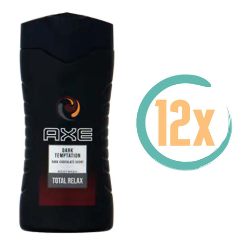 12x Axe Dark Temptation Douchegel 250ml