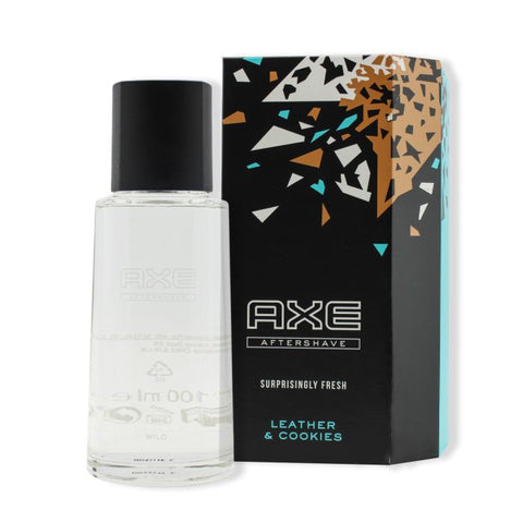 4x Axe Leather & Cookies Aftershave 100ml