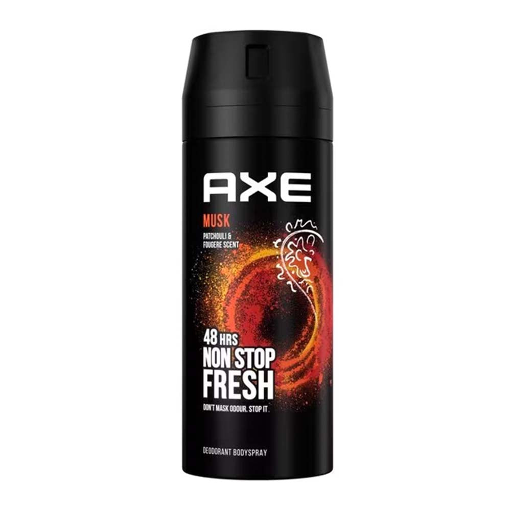 6x Axe Musk Non Stop Fresh Deospray 150ml