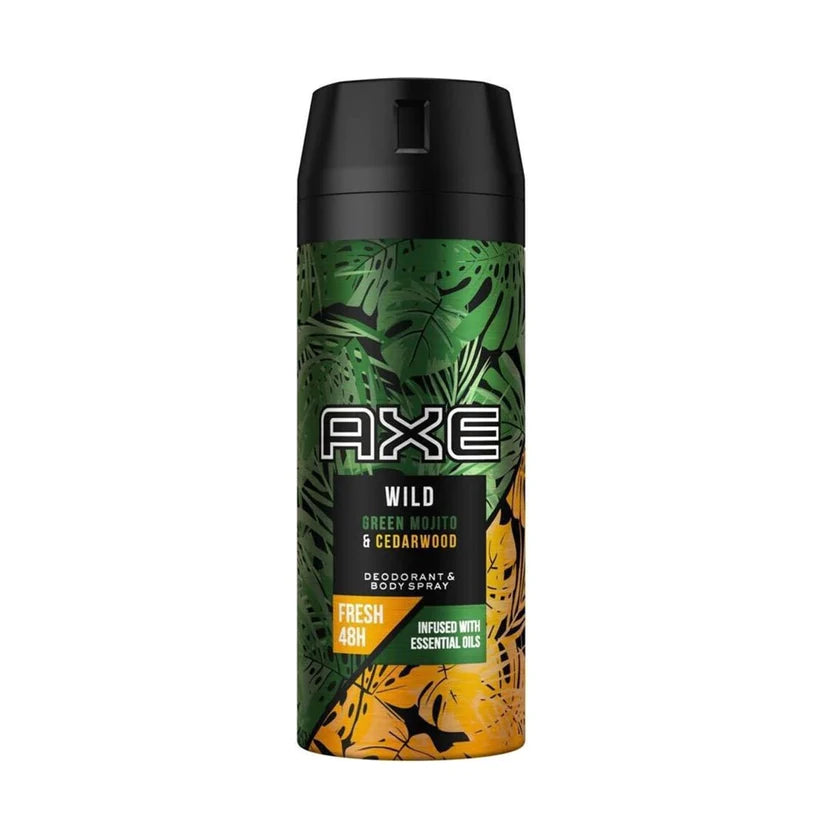 6x Axe Wild Mojito & Cedarwood Deospray 150ml