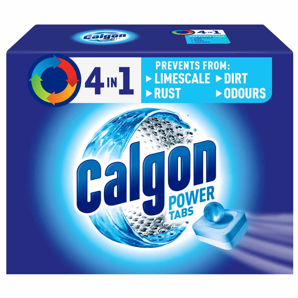 7x Calgon 4in1 Power Tabs Wasmachinereiniger 15 tabs, VoordeligInslaan.nl