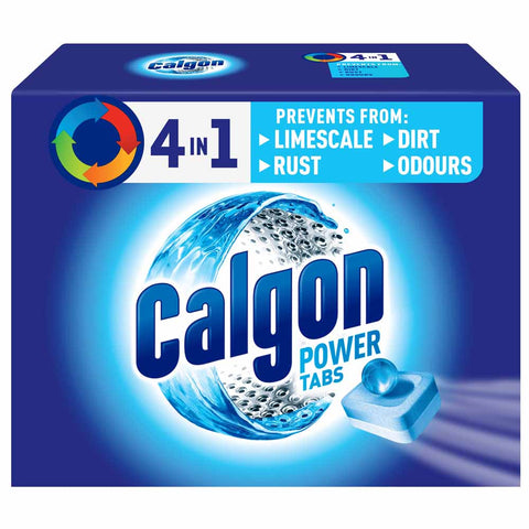 7x Calgon 4in1 Power Tabs Wasmachinereiniger 15 tabs
