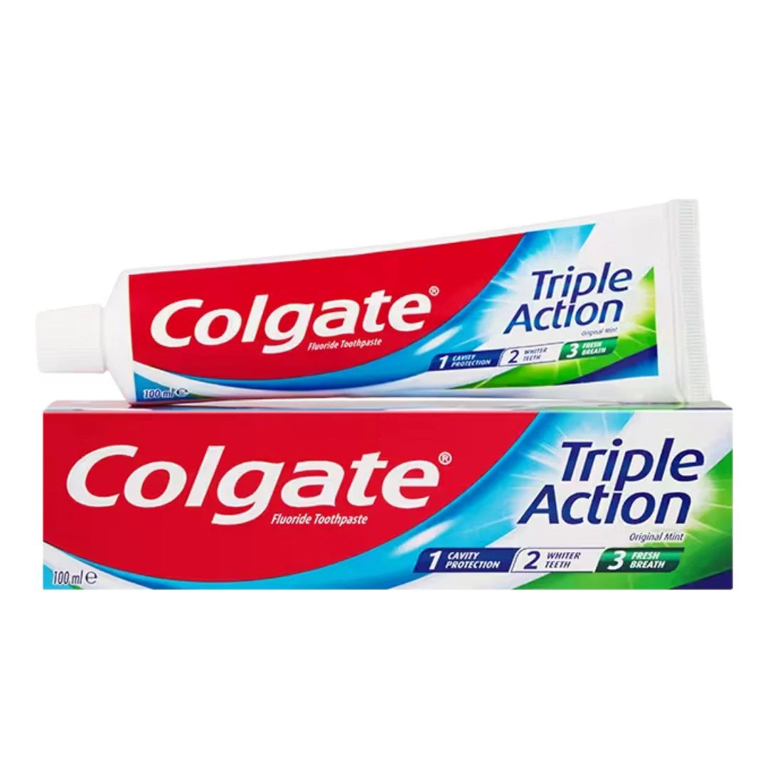 6x Colgate Triple Action Original Mint Tandpasta 100ml