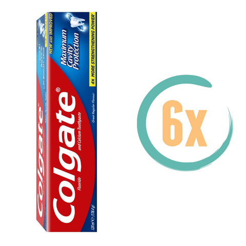 6x Colgate Maximum Cavity Protection Tandpasta 100ml