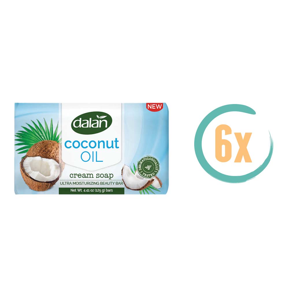 6x Dalan Coconut Oil Zeep 125gr