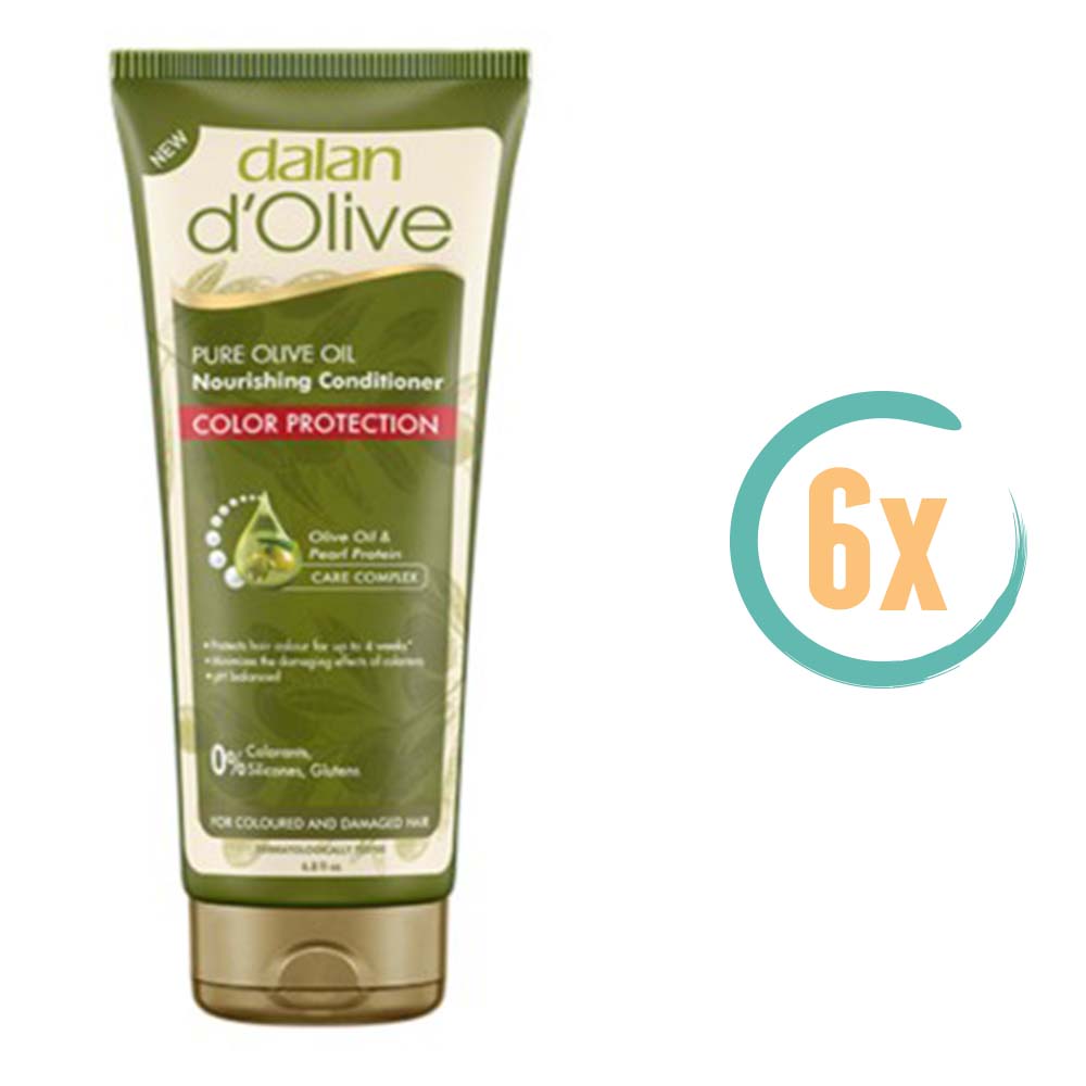 6x Dalan d'Olive Color Protection Nourishing Conditioner 200ml