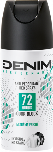 12x Denim Extreme Fresh 72H Deospray 150ml